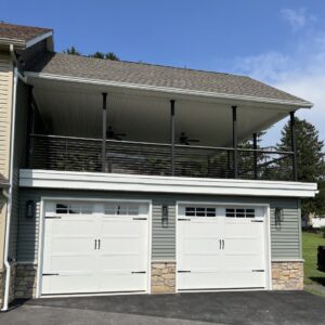 Pottsville, PA garage and deck addition from G.P. Harris Renovations & Remodeling