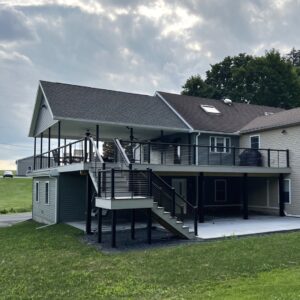 Pottsville, PA covered deck addition from G.P. Harris Renovations & Remodeling