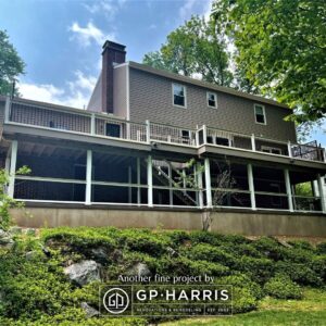 Stunning giant deck on Harrisburg, PA house.